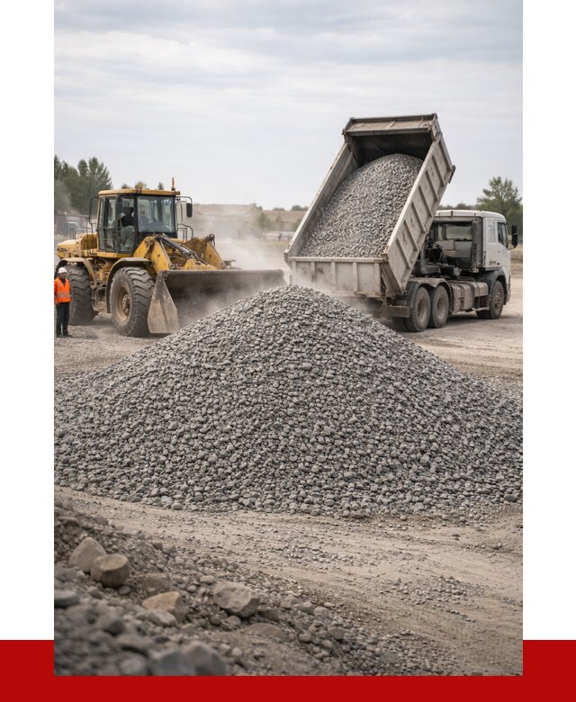 Купить щебень с доставкой в Ярославле от 2567 руб. | ПРОНЕРУДРсл