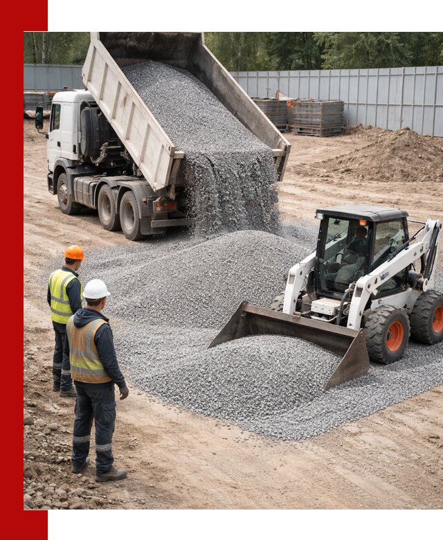 Доставка и продажа гранитного щебня фракции 0-5 в Ярославле