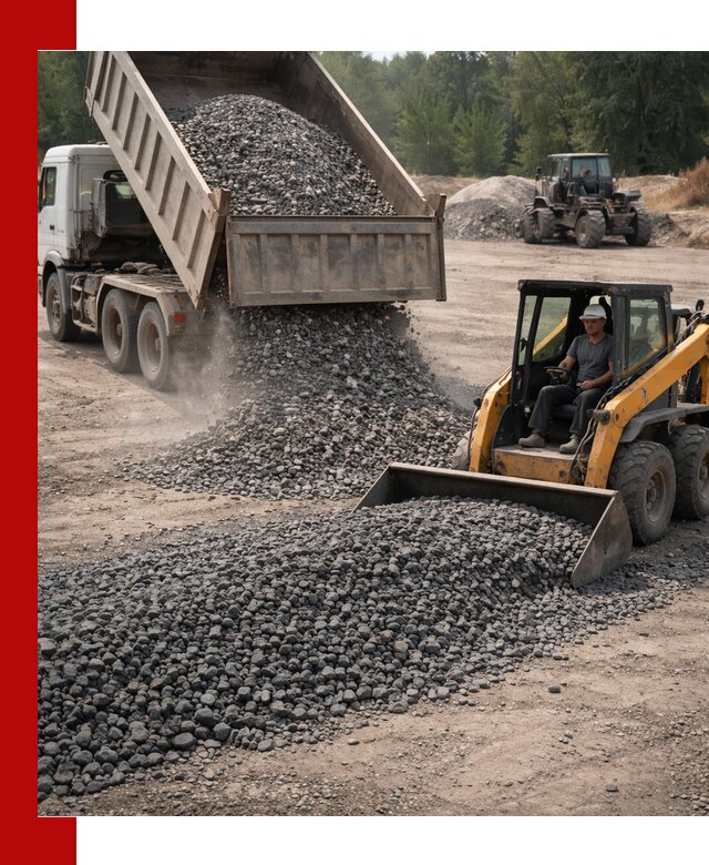 Гранитный щебень фракция 40-70 с доставкой в Ярославле