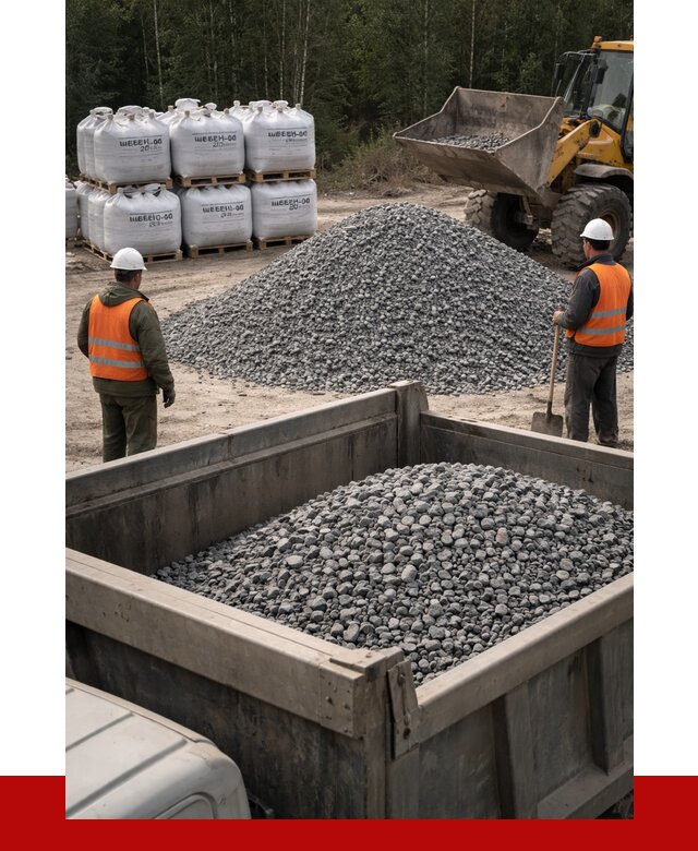 Щебень габбро диабаз 20-40 в Ярославле от 3491 руб. | ПРОНЕРУДРсл