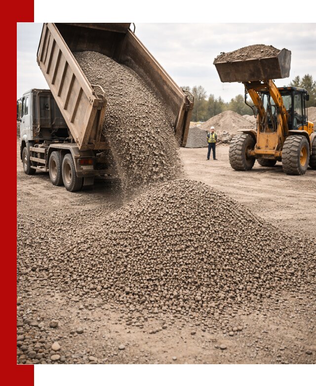 Гравийный щебень фракция 3–10 с доставкой в Ярославле