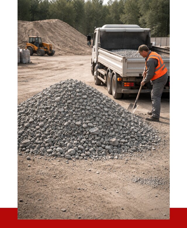 Гравийный щебень фракция 5-10 в Ярославле от 2259 р. | ПРОНЕРУДРсл