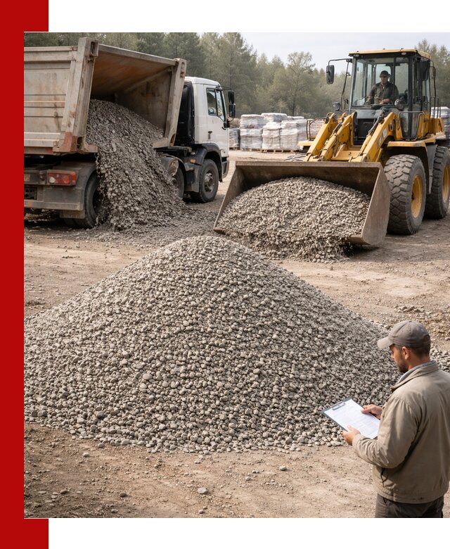 Гравийный щебень фракция 5–10 с доставкой в Ярославле