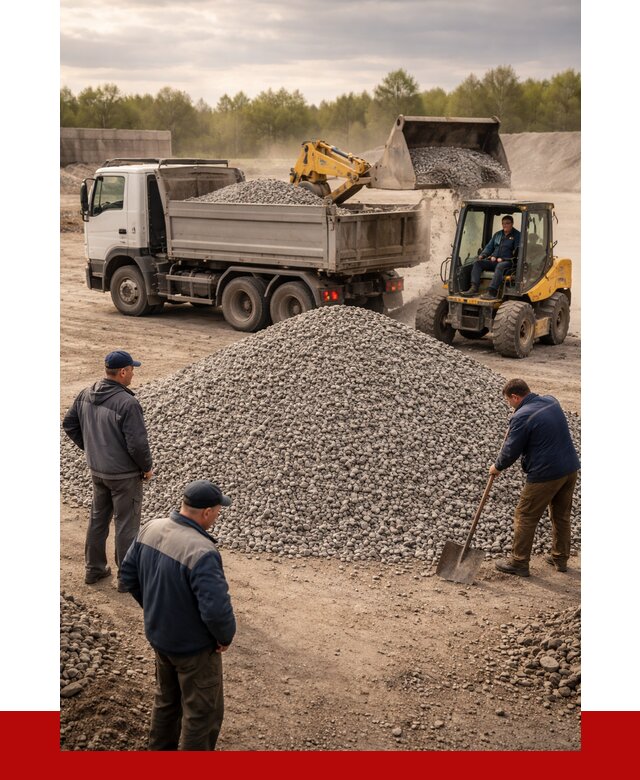 Гравийный щебень фракция 5-20 в Ярославле от 2464 р. ПРОНЕРУДРсл
