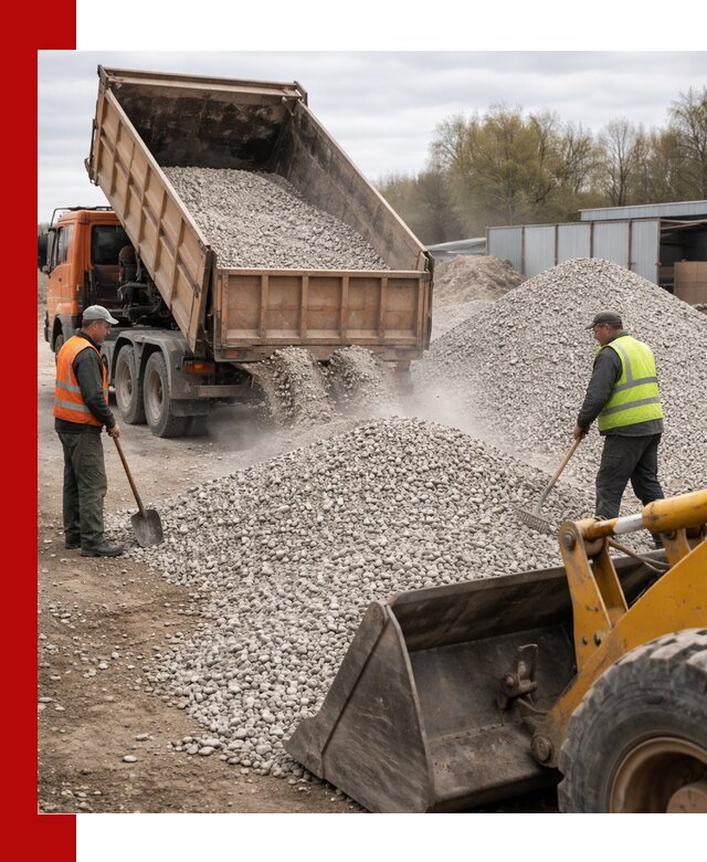 Доломитовый щебень фракции 5-20 с доставкой в Ярославле