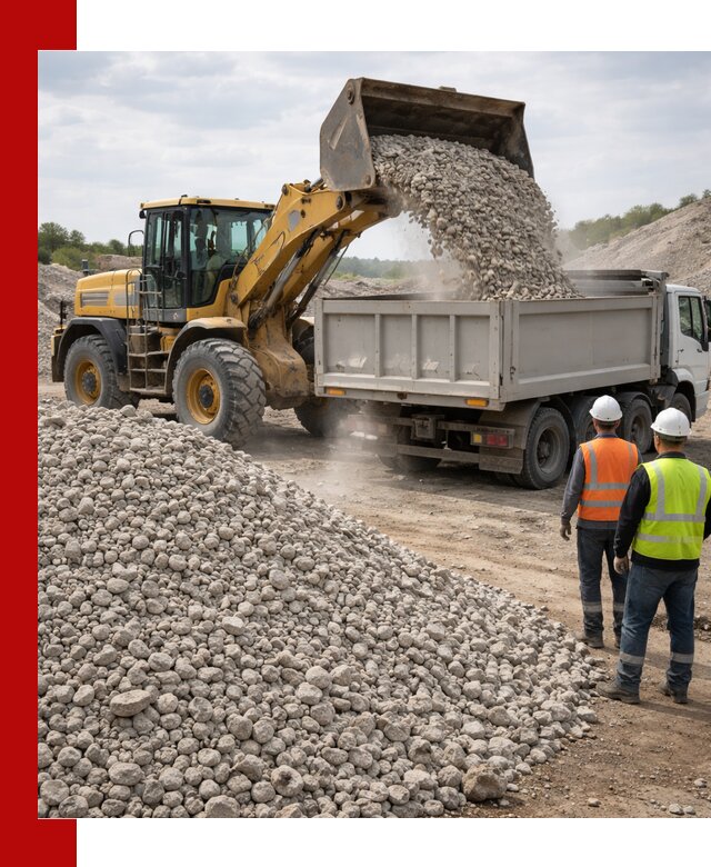 Доломитовый щебень фракция 40–71 доставка и продажа в Ярославле