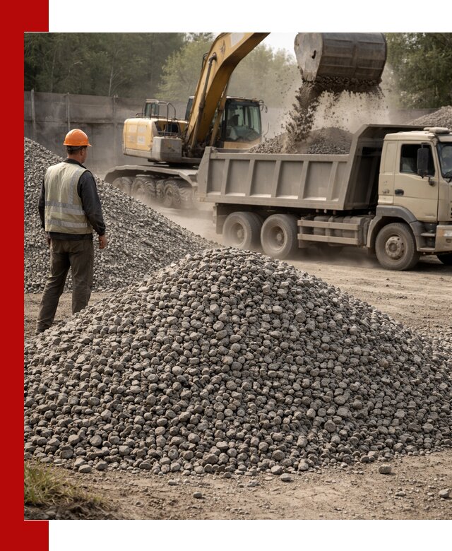 Шлаковый щебень фракция 5-20 с доставкой в Ярославле