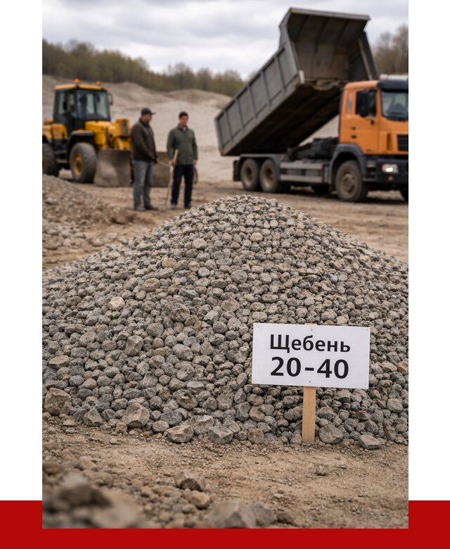 Бетонный щебень фракция 20-40 в Ярославле от 2516 р. | ПРОНЕРУДРсл