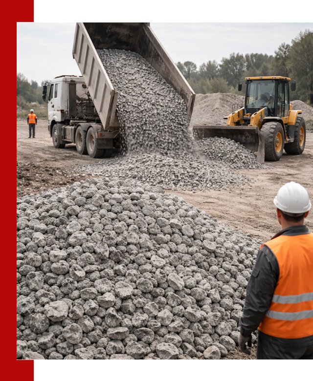 Доставка бетонного щебня фракции 20-40 в Ярославле