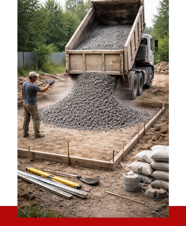 Купить щебень для фундамента в Ярославле от 4621 р. | ПРОНЕРУДРсл