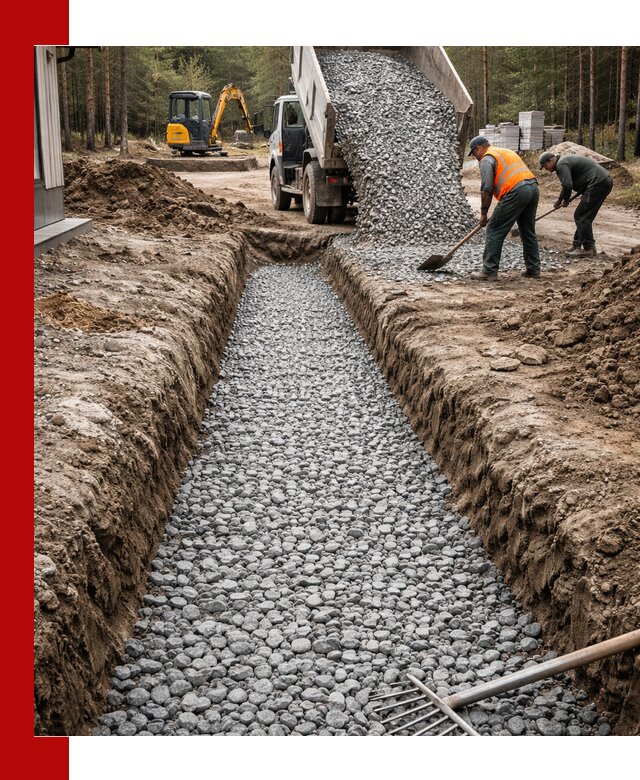 Щебень для дренажа с доставкой в Ярославле высокого качества