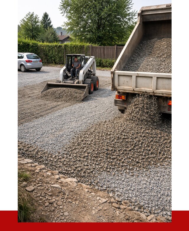 Щебень для парковки в Ярославле с доставкой от 1232 р.| ПРОНЕРУДРсл