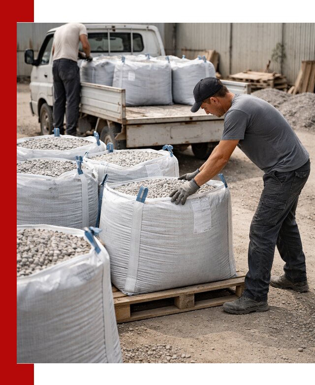 Доставка щебня в мешках по выгодным ценам в Ярославле