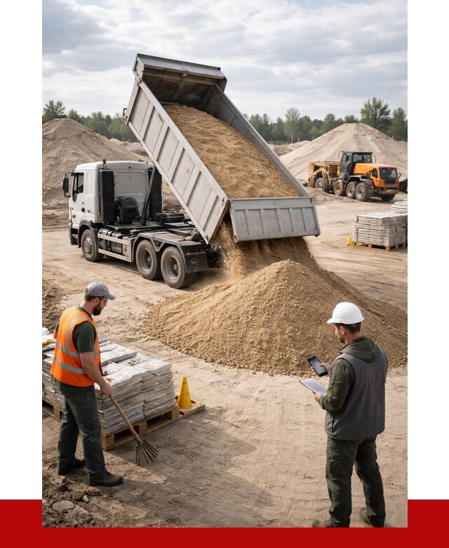 Карьерный песок с доставкой в Ярославле от 3696 р. ПРОНЕРУДРсл