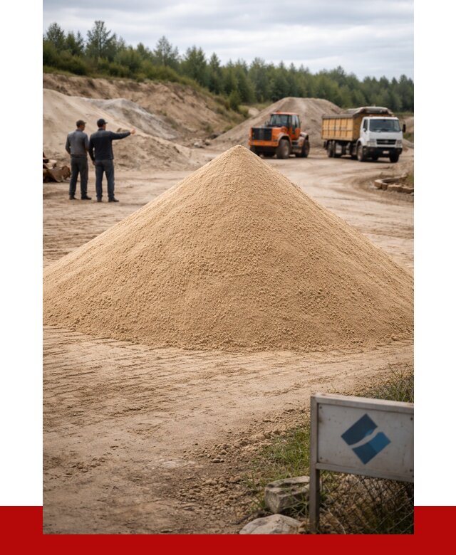 Карьерный песок навалом в Ярославле от 1848 р. | ПРОНЕРУДРсл