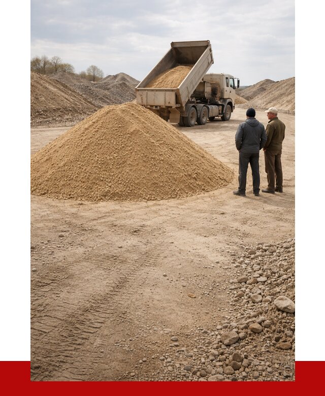 Карьерный песок крупнозернистый в Ярославле от 8728 р | ПРОНЕРУДРсл