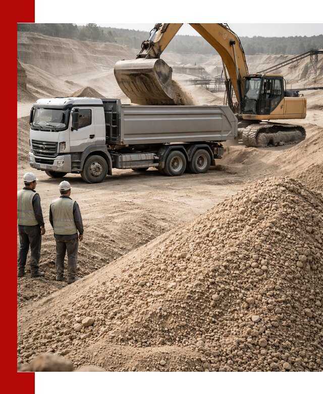 Карьерный крупнозернистый песок с доставкой в Ярославле