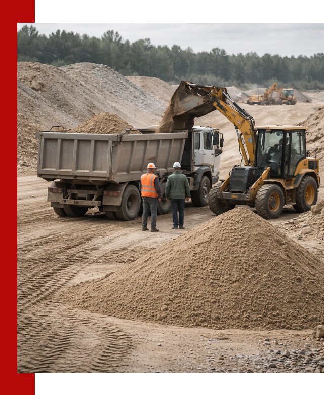 Карьерный среднезернистый песок с доставкой в Ярославле