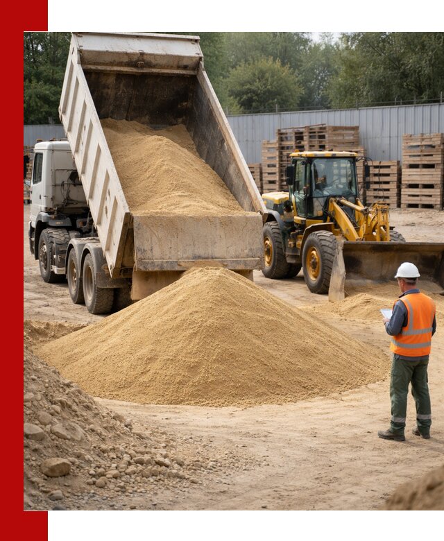 Доставка карьерного мелкозернистого песка в Ярославле