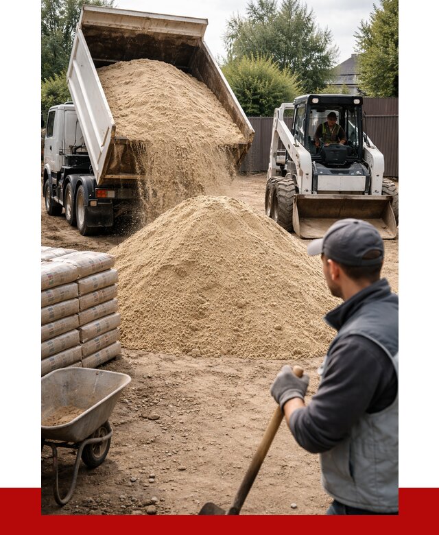 Мытый речной песок с доставкой в Ярославле от 1489 р. | ПРОНЕРУДРсл