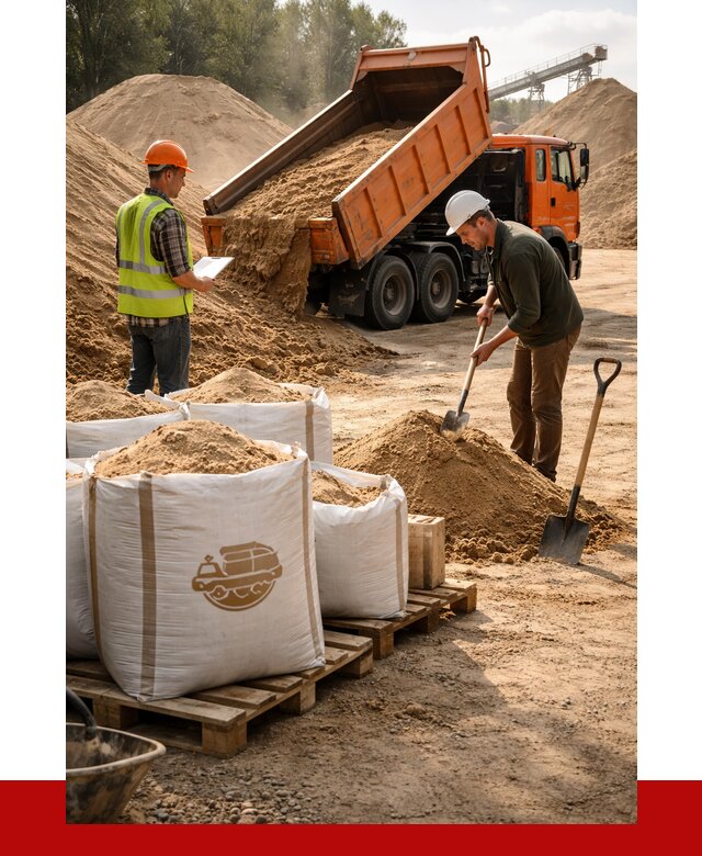 Строительный песок в Ярославле от 2259 р. с доставкой, ПРОНЕРУДРсл