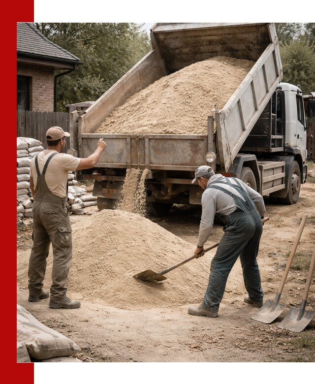 Песок для штукатурки с доставкой в Ярославле качественный и чистый