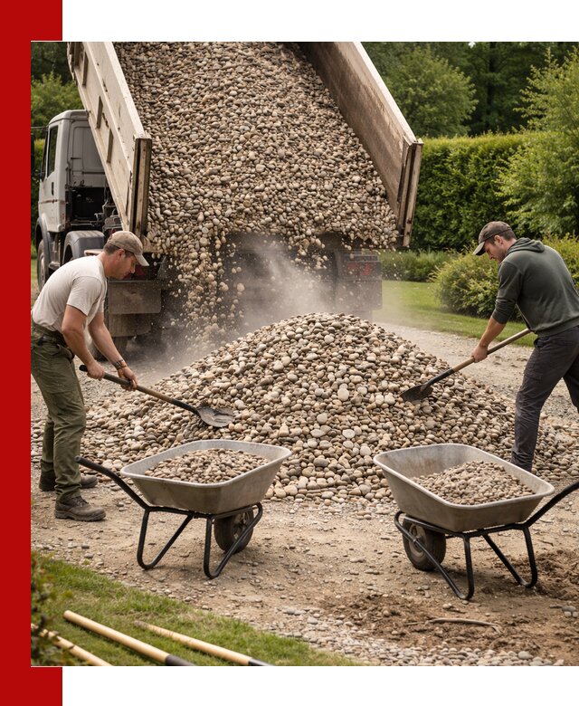 Доставка и продажа декоративной гальки в Ярославле