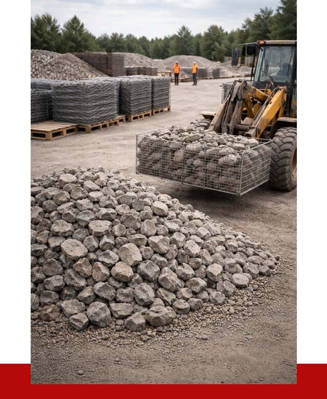 Камень для габионов фракция 70-150 в Ярославле от 4313 р. | ПРОНЕРУДРсл