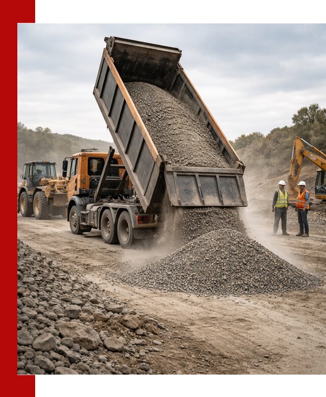 Щебёночно-песчаная смесь ЩПС С1 с доставкой в Ярославле