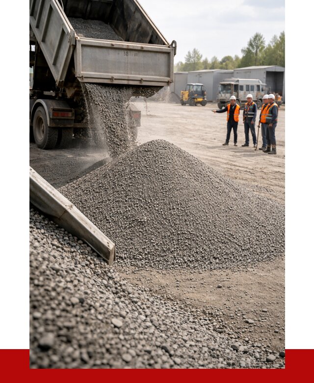 Гравийный отсев 0-5 в Ярославле от 1232 р. с доставкой | ПРОНЕРУДРсл