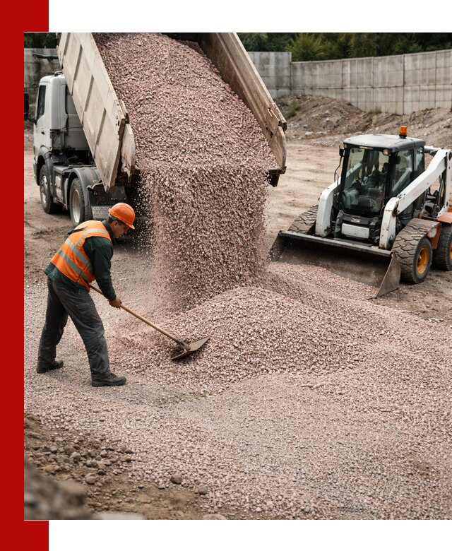 Крошка розовый гранит с доставкой в Ярославле от производителя