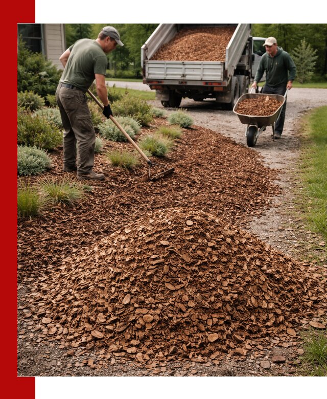 Крошка для мульчирования с доставкой в Ярославле