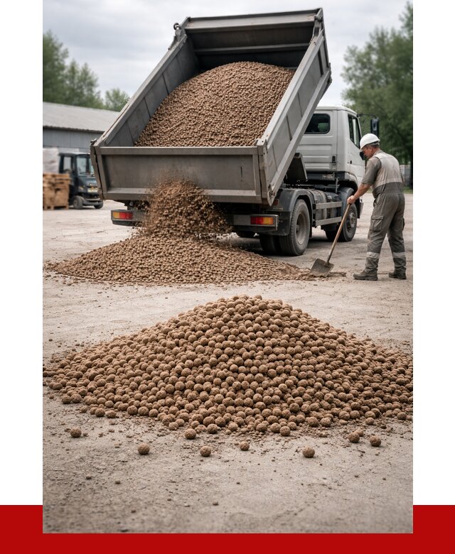 Керамзит с доставкой в Ярославле от 4313 р. за м3 | ПРОНЕРУДРсл