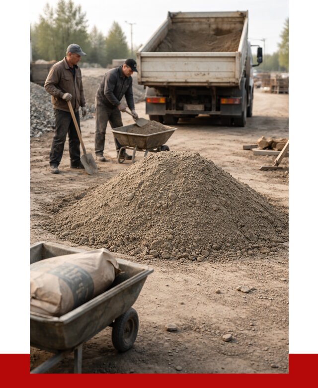 Цементно-песчаная смесь М150 в Ярославле от 4826 р. | ПРОНЕРУДРсл