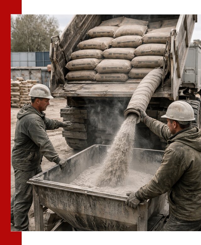 Доставка цемента М400 в Ярославле оптом и в розницу