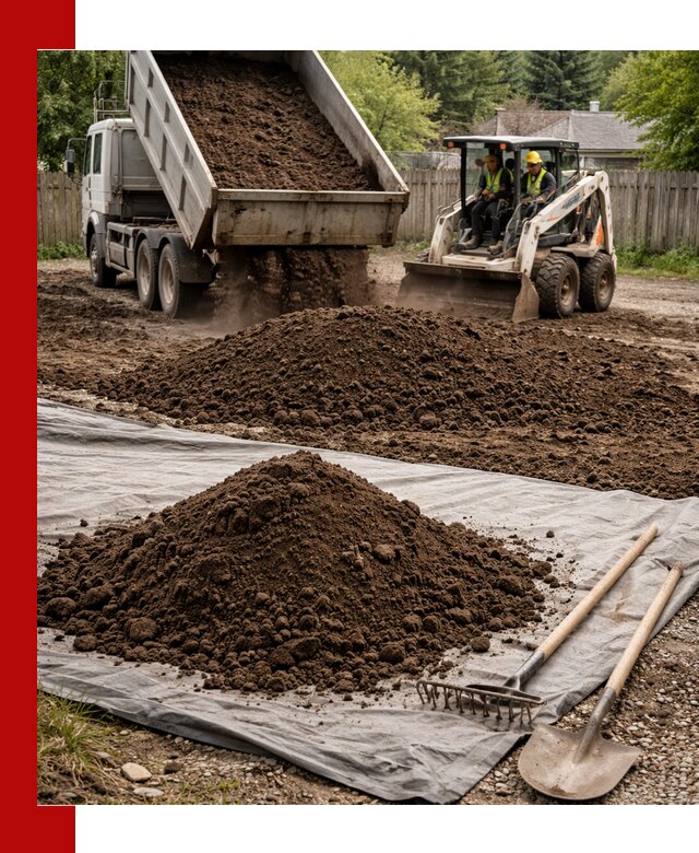 Грунт для отсыпки участка с доставкой в Ярославле