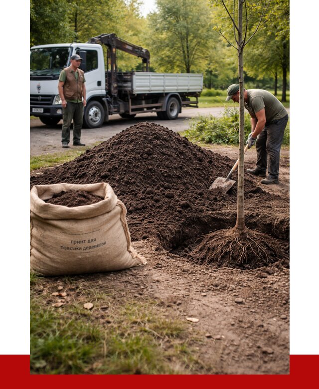 Грунт для посадки деревьев в Ярославле от 1232 р. | ПРОНЕРУДРсл