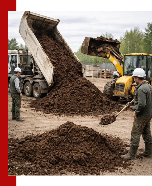 Доставка торфа оптом и в мешках в Ярославле