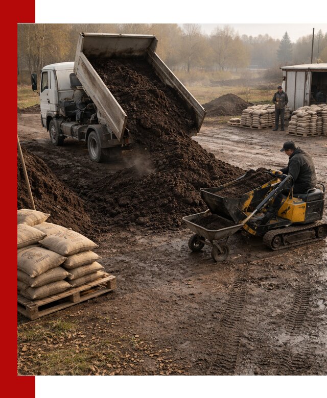 Кислый торф в доставке по выгодным ценам в Ярославле