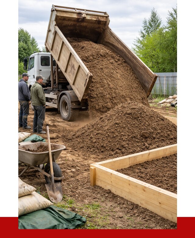 Торфо песчаная смесь в Ярославле с доставкой от 1900 р. | ПРОНЕРУДРсл