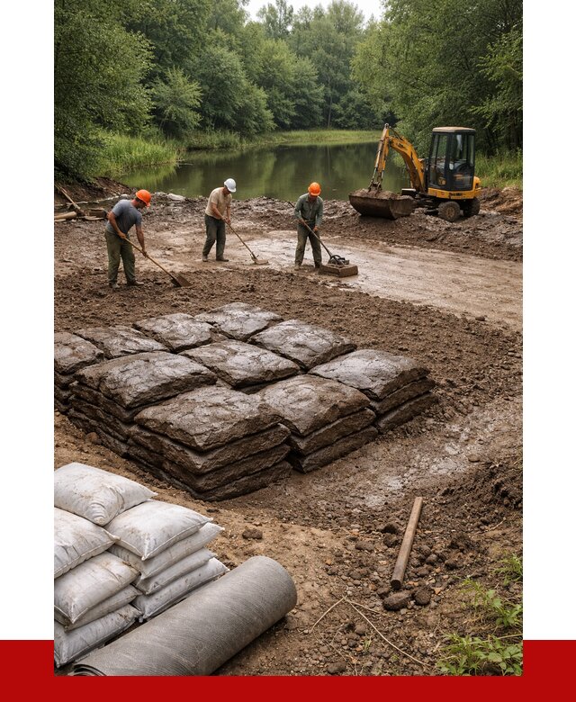 Купить глину для пруда в Ярославле от 4621 р. с доставкой | ПРОНЕРУДРсл
