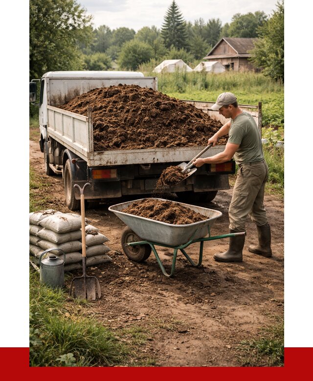 Купить коровий навоз с доставкой в Ярославле от 1848 р. | ПРОНЕРУДРсл