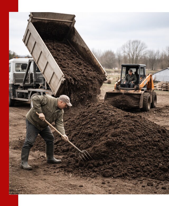 Доставка и продажа перегноя в Ярославле быстро и дешево