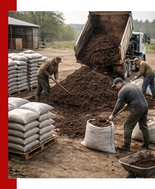Доставка компоста оптом и в розницу в Ярославле