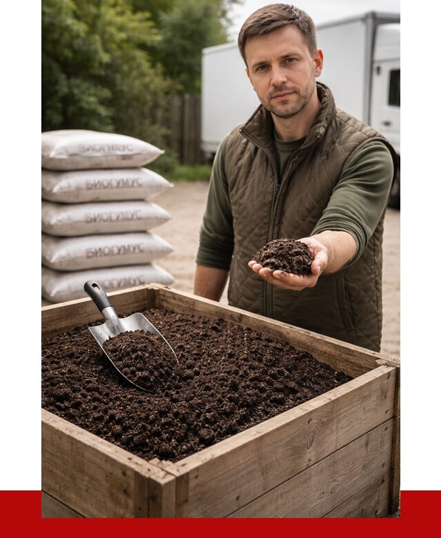 Купить биогумус в Ярославле с доставкой от 8728 р. за куб | ПРОНЕРУДРсл