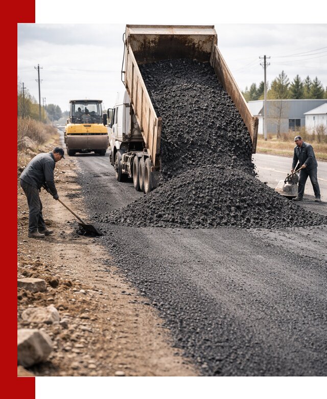 Асфальтовая крошка для дорог в Ярославле — поставка и доставка