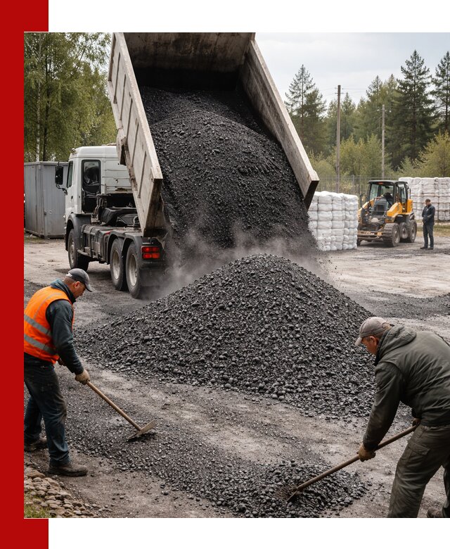 Доставка и продажа асфальтного гранулята в Ярославле