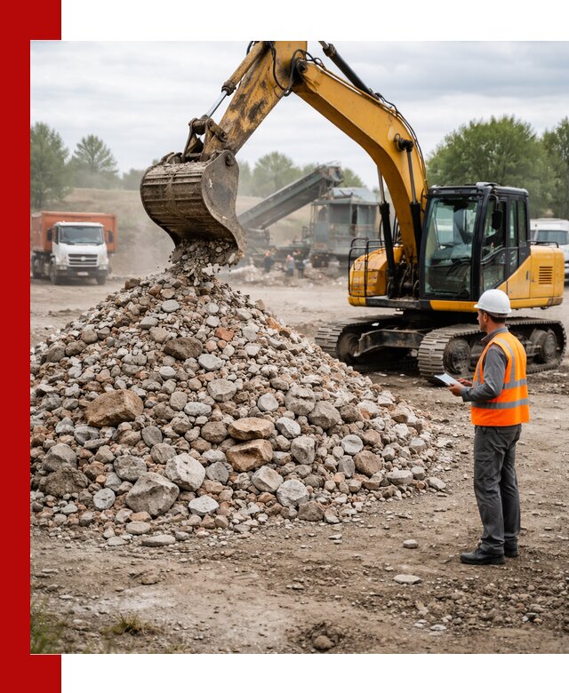 Доставка и вывоз строительного боя в Ярославле