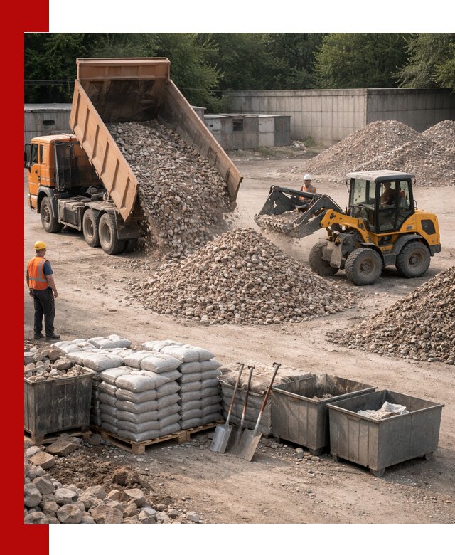 Вторичные материалы для отсыпки в Ярославле — поставка и доставка