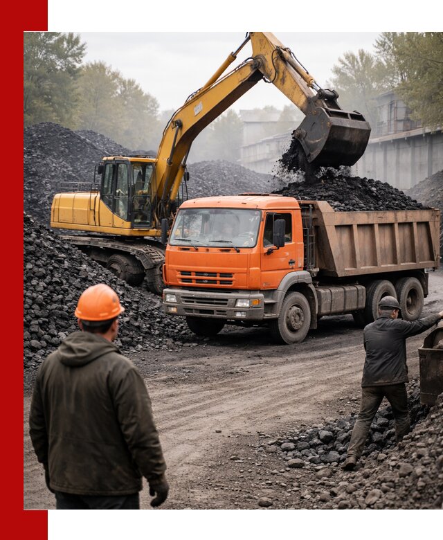 Доставка угля автотранспортом в Ярославле быстро и выгодно